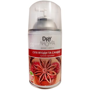Domo, Dry Aroma, 250 мл, Освіжувач повітря, змінний балон, Сухі ягоди і сандал