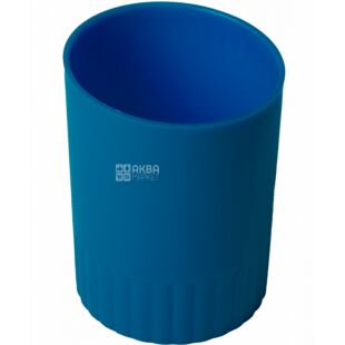 Buromax Jobmax, Стакан пластиковый для письменных принадлежностей, синий