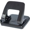 Buromax, Дырокол, металлический, 25 листов,  Черный, 122х108х54 мм