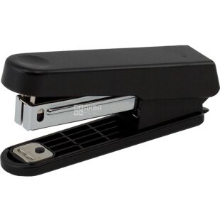 Buromax, Jobmax, Степлер на 10 листов, пластиковый, скобы №10, 92x38x20 мм, черный 