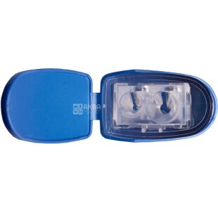 Buromax, Master twist, Точилка для карандашей, на 2 отверстия, с контейнером, синий