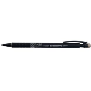 Buromax, Master Rubber Touch, 0.5 мм, Олівець механічний, пластик, чорний