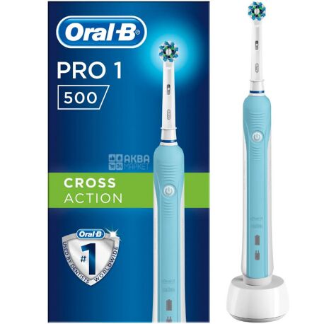 Oral-B, Professional Care 500 CrossAction, 1 Piece, Electric Toothbrush
