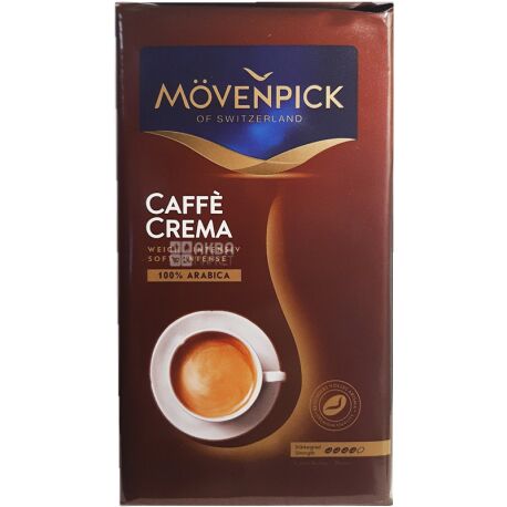 Movenpick Caffe Crema, 500 г, Кофе Мовенпик Каффе Крема, средней обжарки, молотый 