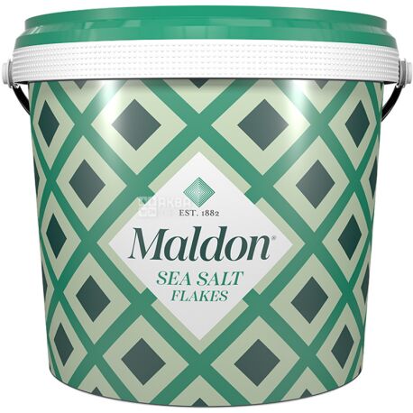 Maldon, Sea Salt, 1, 4 кг, Морская соль Мальдон, хлопьями