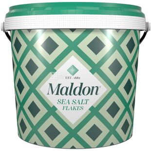 Maldon, Sea Salt, 1, 4 кг, Морська сіль Мальдон, пластівцями