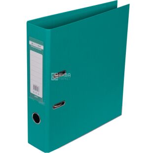 Buromax, Elite, 70 мм, Папка-регистратор, двусторонняя, А4, бирюзовая