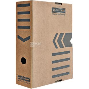 Buromax, Jobmax, 80 мм, Бокс для архивации документов, крафт