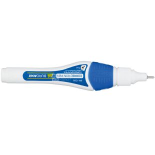 Buromax, 8 мл, Коректор-ручка, металевий наконечник, гумовий грип