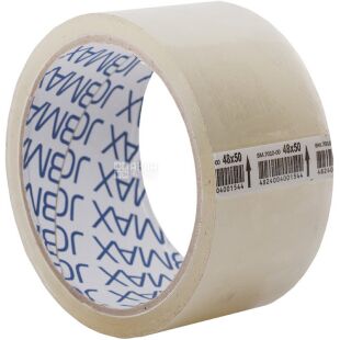 Скотч пакувальний прозорий, 48мм x 45м, ТМ Buromax Jobmax