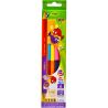 ZiBi, Double Kids Line, 6 шт., Олівці кольорові, двосторонні, 12 кольорів