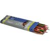 Buromax, Neon Line НВ, 1 шт., Олівець графітовий, з ластиком, дерево, в асортименті