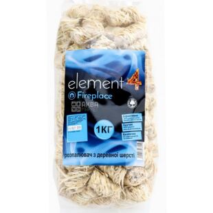 Element4, 1 кг, Розпалювач для каміна, з деревної вовни