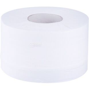 Papero,1 рул., Туалетний папір целюлозний Паперо, двошаровий, 60м, 333 відрива, 90х180 мм, на втулці