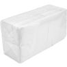 Papero, 200 шт., салфетки бумажные Паперо, двухслойные, белые, 33х33 см