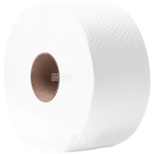Papero, 1 рул., Туалетная бумага целлюлозная Бумага, двухслойная, 120 м, 630 отрывов, 90х190 мм, на втулке