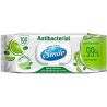 Smile Antibacterial, 100 шт., Смайл, Серветки вологі, антибактеріальні, з клапаном