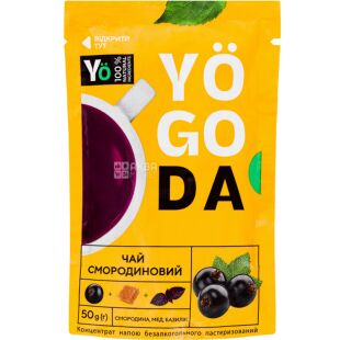 YOGODA, 50 г, Чай Смородиновий, концентрований