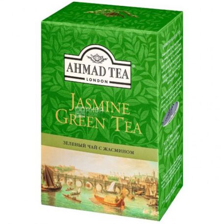 Ahmad Tea Jasmine Green, 75 г, Чай зелений Ахмад Ті Жасмин Грін