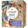 Lovare, Green tea assorted, 4 види по 8 пак., Чай зелений, асорті