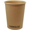 Bamboo cup, 50 шт., Стакан паперовий Бамбук, одношаровий, крафтового, 500 мл, D90