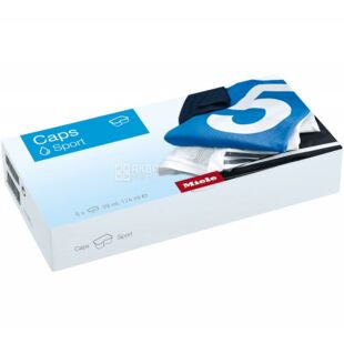 Miele Caps Sport, 6 шт., Капсули для прання спортивного одягу, Міле