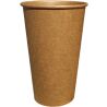 Craft, 50 шт, Стакан паперовий Крафт, одношаровий, 340 мл, D79