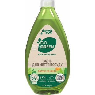 Фрекен Бок, Яблоко и манго, 500 мл, Жидкое средство для мытья посуды