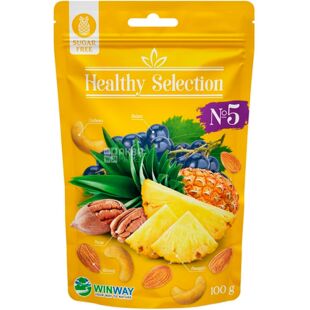 Winway  Healthy Selection №5, 100 г, Смесь орехов и фруктов, без сахара