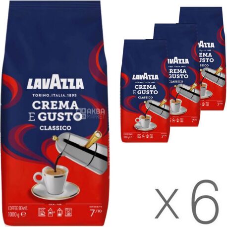 Coffee Beans Crema e Gusto Espresso 1kg - LavAzza