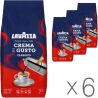 Lavazza, Espresso Crema e Gusto, упаковка 6 шт. по 1 кг, Кава Лаваца, Еспрессо Крему е Густо, темного обсмаження, в зернах