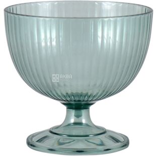 Olens Жадор, Креманка пластиковая на ножке, 1 шт., 450 мл, зеленая