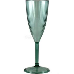 Olens Жадор, 250 мл, Келих для шампанського, пластик, зелений
