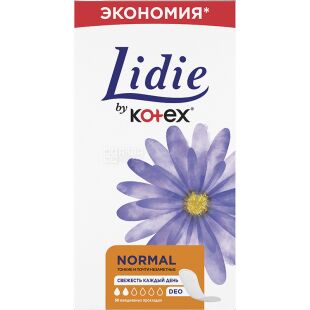 Lidie Deo Normal Camomile, 50 шт., Прокладки ежедневные, ромашка
