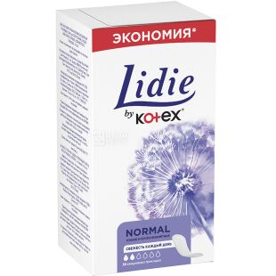 Lidie, Normal, 50 шт., Прокладки щоденні