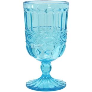 Olens, Кубок, 270 мл, Келих для вина, синій, скло