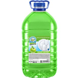Balu Optima, 5 л, Засіб для миття посуду, Зелене яблуко