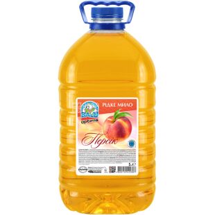 Balu Optima, 5 л, Мыло жидкое для рук и тела Балу, Персик, ПЭТ