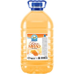 Balu, 5 л, Крем-мило Балу, Мед-Молоко,  ПЕТ