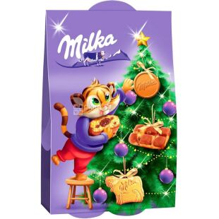  Milka, 140 г, Новогодний набор сладостей, Ассорти