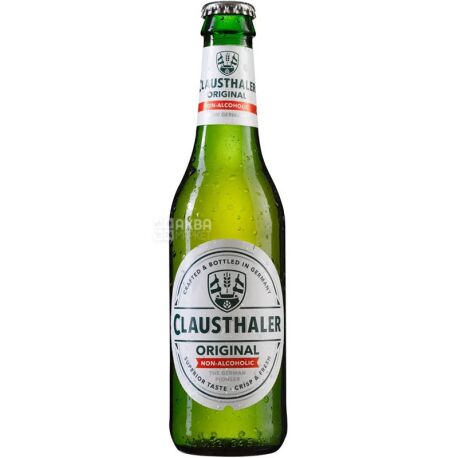 Clausthaler Premium, 0,33 л, Клаустхалер, Пиво безалкогольне