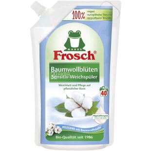 Frosch, 1 л, Кондиционер - ополаскиватель для стирки Хлопка, Фрош