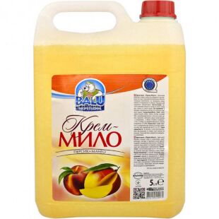 Balu, 5 л, Крем-мило Балу, Персик-Манго, ПЕТ