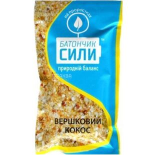 Ineo Products, 40 г, Инео, Батончик силы, Сливочный кокос, без сахара