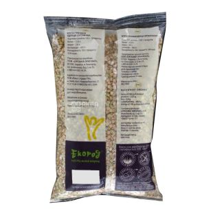 Екород, Крупа гречана, зелена, органічна, 400 г