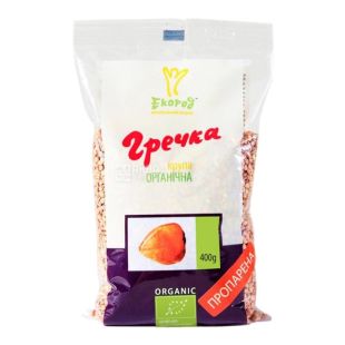 Екород, Крупа гречана, пропарена, 400 г 