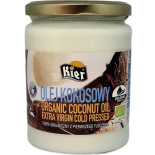 Kier, 500 мл, Масло кокосовое, холодного отжима, нерафинированное