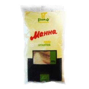 Екород, Крупа манна, органічна, 0,4 кг