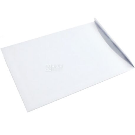 Envelope C4 (229Х324 mm) white 100 pcs., With a tear-off tape