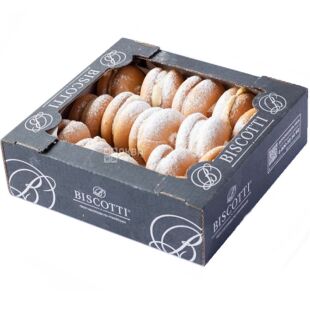 Biscotti Banini, 500 г, Біскотті Баніні, Печиво пісочне з кремово-банановою начинкою